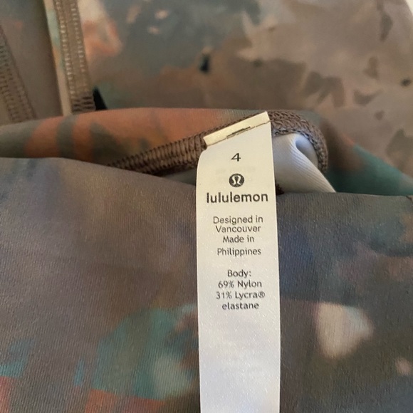 Lululemon print wunder under tights high waisted - Picture 3 of 7